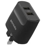 شاحن حائطي بورودو بورت USB مزدوج 2.4A