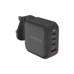 Promate 100W Power Delivery GaNFast Charger with Quick Charge 3.0