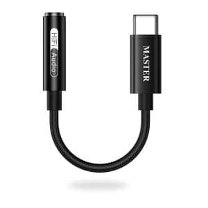 Master BRAIDED USBC - C TO 3.5MM AUX Cable