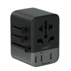 AUKEY Travel Mate 35W GaN Universal Adapter (PA‑TA07A)