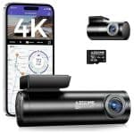 AZDOME Dash Cam M300S (4K Front + 1080P Rear)