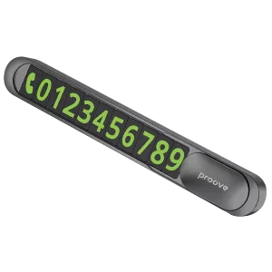 Proove Metal Lock Parking Number Plate