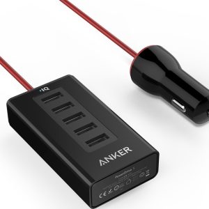 شاحن سيارة أنكر باور درايف 5 بخمسة منافذ يو إس بي