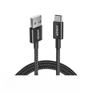 Anker Premium Double-Braided Nylon USB-C to USB-A Cable (6ft / 1.8m)
