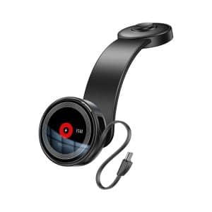 Yesido Magnetic 15W Wireless Charging Phone Holder with Retractable Type-C Cable