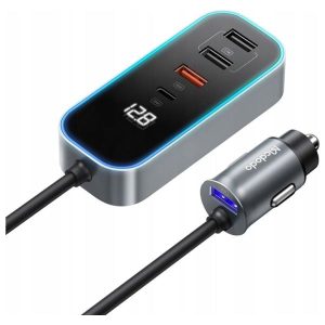 Mcdodo Digital Display Car Charger 5 Ports 107W