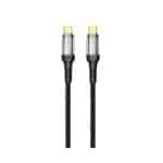 كابل LED شفاف من جرين ليون USB‑C إلى USB‑C