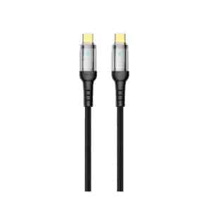 كابل LED شفاف من جرين ليون USB‑C إلى USB‑C
