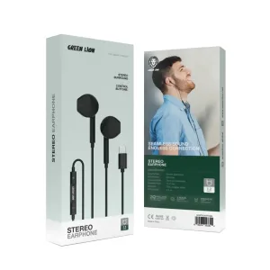 Green Lion Stereo Type-C Wired Earphones