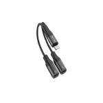 Green Lion 2‑in‑1 Audio & Charging Lightning Adapter