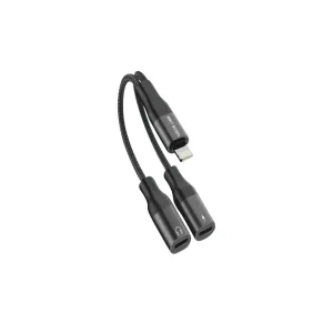 Green Lion 2‑in‑1 Audio & Charging Lightning Adapter