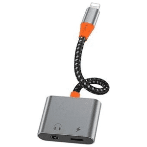 WIWU Audio Convertor Lightning To Lightning & 3.5 Audio Adapter