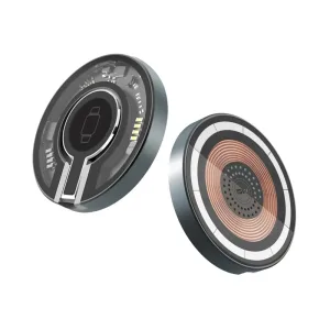 Promate MagRing 2-in-1 MagSafe Compatible Charger with Foldable Apple Watch Charger