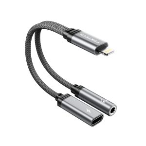 FOXTECH Linkin Sal Lightning to Lightning & 3.5 Adapter