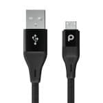 كابل مايكرو USB محاكاة من بورودو 2.2 متر 2.4 أمبير (ألومنيوم)