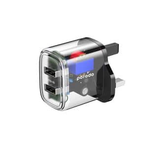 Porodo Dual Output Transparent Charger