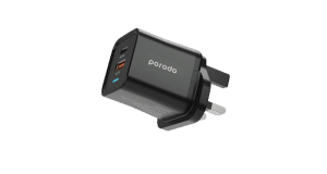 شاحن بوردو دوال بورت PD، 35 واط، USB-C إلى USB-C