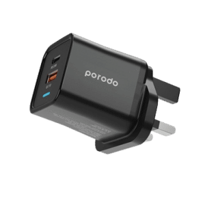 Porodo Dual Port PD Charger, 35W, USB-C To USB-C