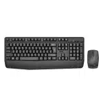 Promate Ergonomic Wireless Multimedia Keyboard & Mouse Combo