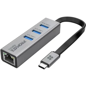 Promate USB-C HUB Ethernet Adapter