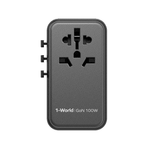 Momax 1-World 100W, GaN 4-Port + AC Travel Adapter