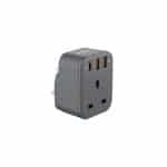 MOMAX Oneplug 1-Outlet Extension Socket With USB