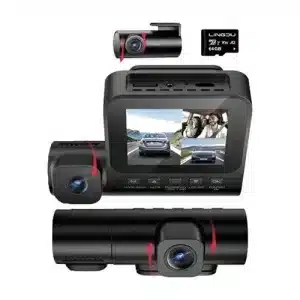 LINGDU Dash Cam V630 3-Channel Car Camera