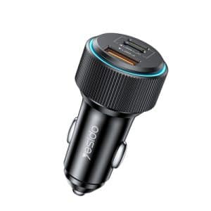 YESIDO 38W Super Fast Dual Port Car Charger