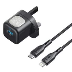 Havit UC234 33W GaN Charger with C-Lightning Cable