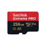 بطاقة ذاكرة سان ديسك إكستريم برو 256 جيجابايت مع محول