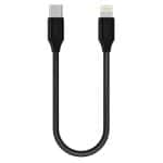 Green Lion Braided USB-C to Lightning Cable 30cm