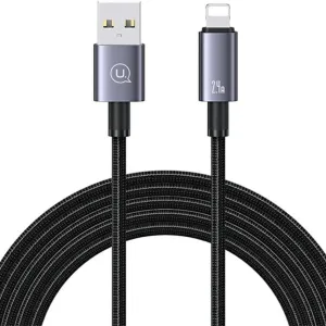 USAMS USB-A To Lightning Aluminum Alloy Data Cable & Fast Charging