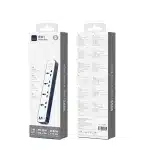 شريط طاقة ويوو 8 في 1 طوله 2 متر شحن سريع (20W)