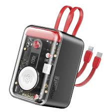 باور بانك شفاف 20,000 ملي أمبير بقدرة 65 واط من بروميت