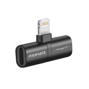 Promate 2-in-1 Audio & Charging Adapter with Lightning Connector