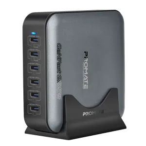 Promate 285W GaNFast Multi-Port Desktop Charging Station