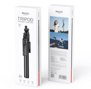 Yesido 360 Rotation AI Intelligent Face Tracking Aluminum Alloy Pole Tripod Selfie Stick