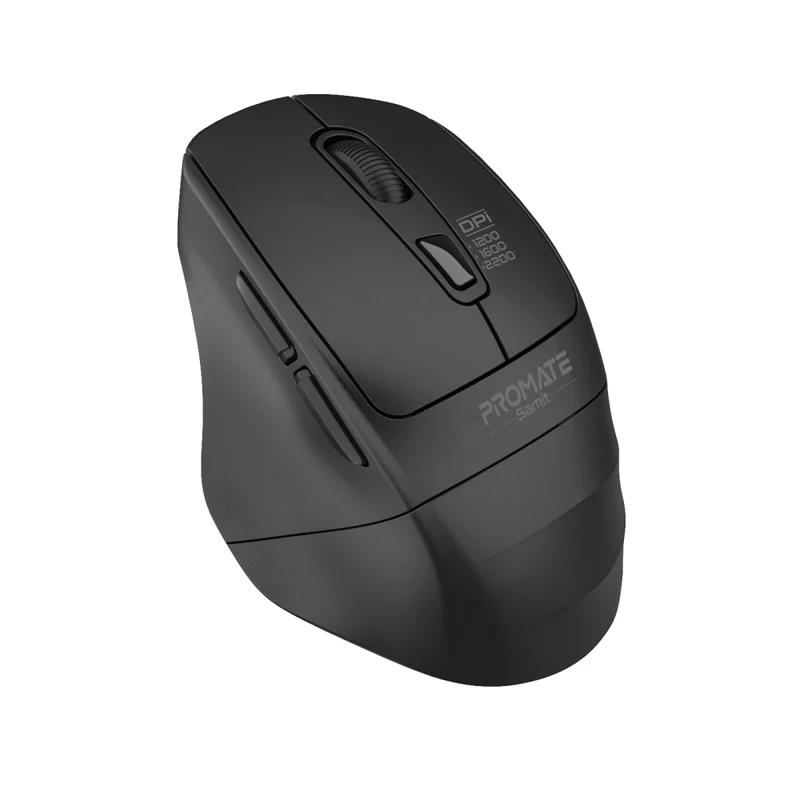 promate Promate Promate Ergonomic 2200 Dpi Silent Click Wireless Mouse gold