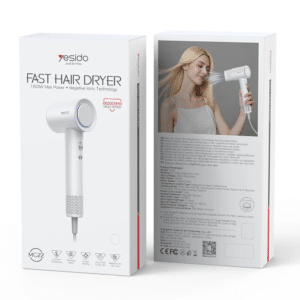 YESIDO High Speed Hair Dryer 100000RPM Brushless Motor Ionic Technology