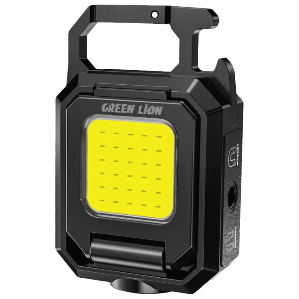 greenlion Greenlion Lion Keychain Light With Foldable Design black