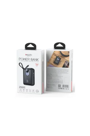 Yesido 20,000mAh 35W Fast Charging Dual-Cable Power Bank