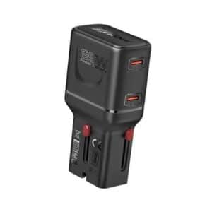Promate Ultra-Compact 65W Power Delivery Multi-Port Travel Charger