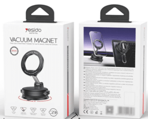 YESIDO Magnetic Phone Holder with Vacuum Suction Cup and 360° Rotation