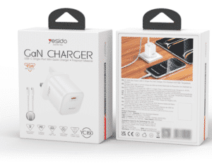YESIDO 45W GaN USB-C PD Fast Charger - UK Plug