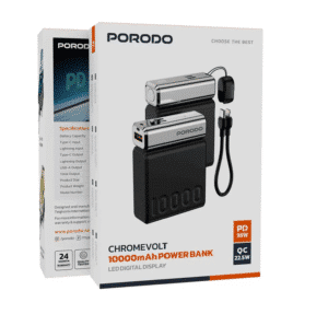 Porodo Chrome Volt 10000mAh Power Bank